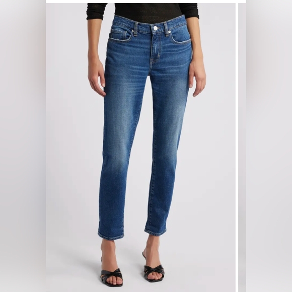 FRAME Le Garcon Dark Blue Jeans - Picture 1 of 11